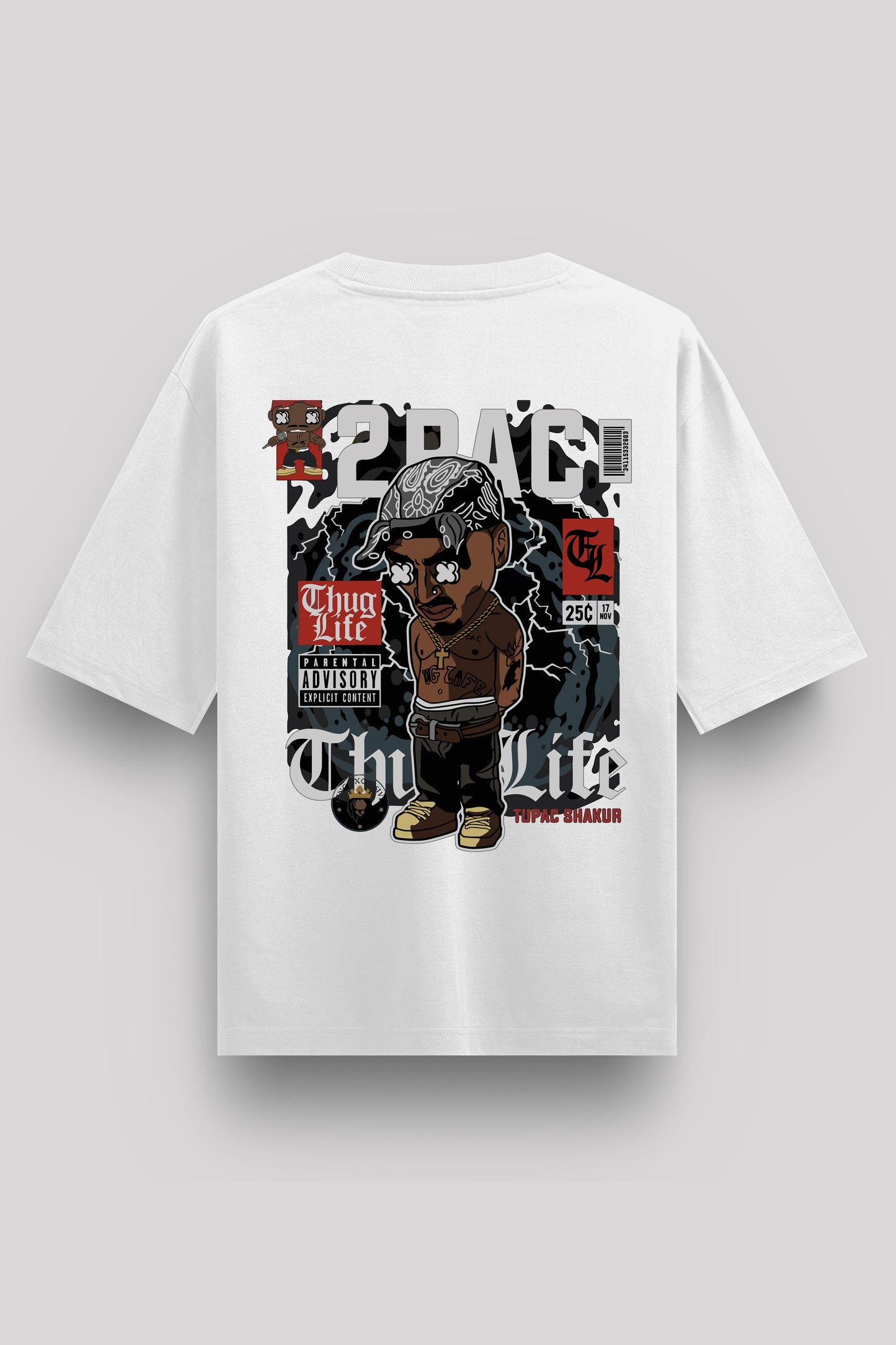 2Pac Thug Life Oversize T-Shirt