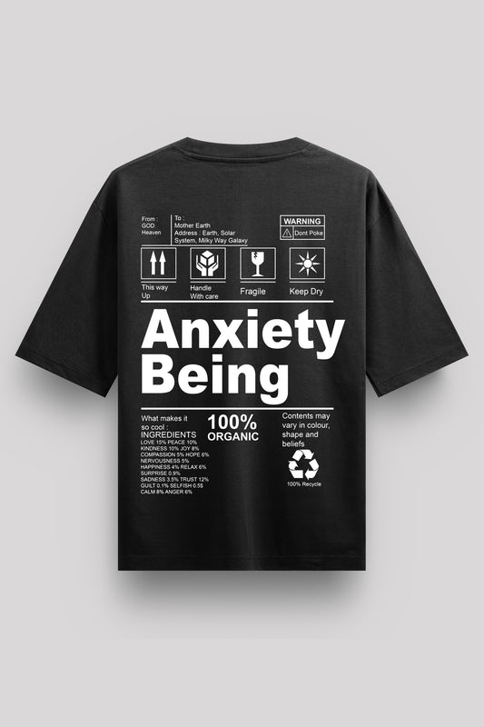 Anxiety Being Oversize T-Shirt