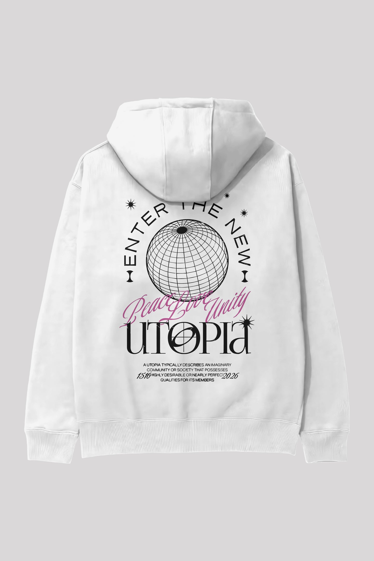 Enter The New Utopia Oversize Hoodie