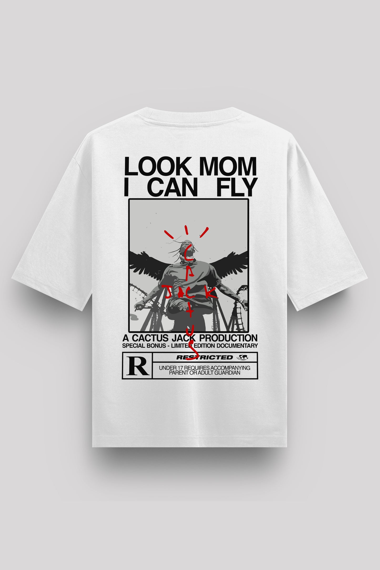 Look Mom I Can Fly Oversize T-Shirt