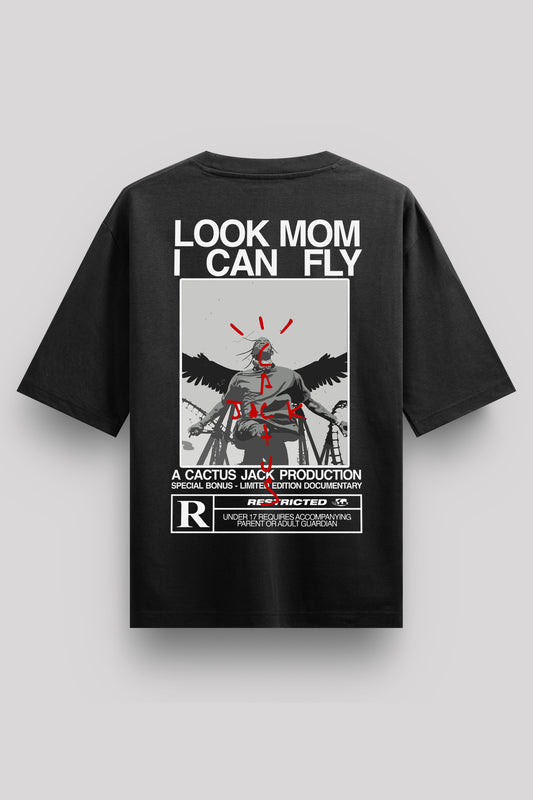 Look Mom I Can Fly Oversize T-Shirt